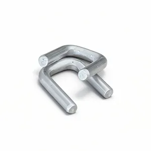 G225 Aluminum High Quality Sausage U Clips for Sausage Casing Sealing or Vegetable Net Bags thumbnail-1