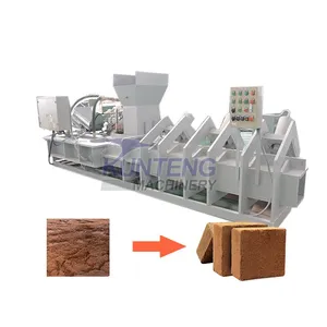 Automatic Sawdust Coconut Coir Block Baling Machine Coconut Coir Block Making Machine thumbnail-1