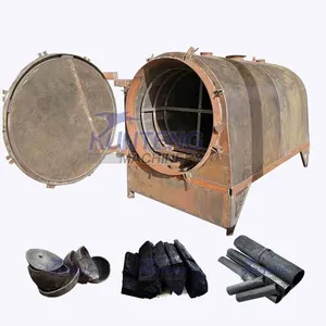 Fruit Tree Horizontal Carbonization Furnace Wood Horizontal Carbonization Furnace EPC thumbnail-1