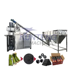 Natural Olive Wood Charcoal Production Line Charcoal Block Maker Machine Charcoal Briquettes Machinery Equipment thumbnail-1