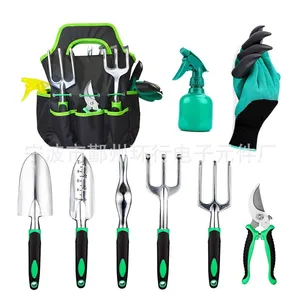 Garden Planting Tool Kit With Stainless Steel Hand Tools Storage Bag Gloves Kneeling Pad and Twist Tie thumbnail-3