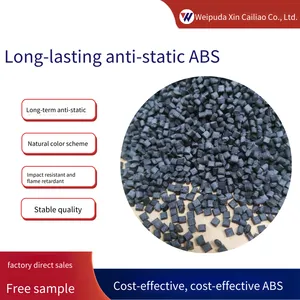 Abs Anti-static Natural Color High Impact High Flow Anti-static ic Tray Material, Black Conductive Abs, Heat-resistant and Flame-retardant v0 thumbnail-1