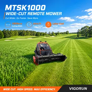 Vigorun Remote Control Robot Mower, High-Efficiency 1000mm Working Width Forestry Mulcher for Professional Use thumbnail-1