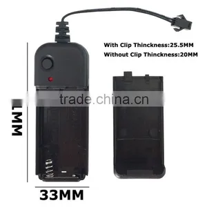 Portable 3V 2AA Battery EL Wire/EL Panel Inverter thumbnail-1