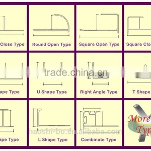 China First PVC Manufactory Flexible Round White Plastic Edge Corner Trim thumbnail-5