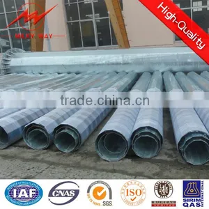 SGS 10m 12KN Outdoor Galvanized Steel Mast Pole for Africa thumbnail-1
