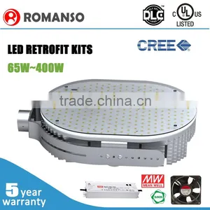 Top Quality DLC Listed 100w 150w 300w 400w Led Shoebox Retrofit Kit thumbnail-6
