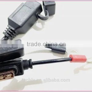 Battery Tender Quick Disconnect Fused Ring To 6V 2.1A USB Charger Adapter thumbnail-1