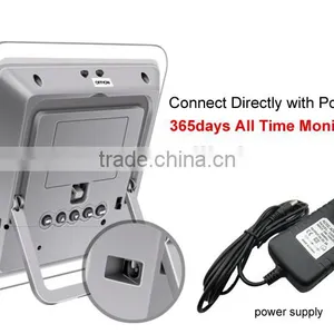 1080P IP Mirror Clock Wifi Hidden Camera With Alarm Sensor Quality Choice thumbnail-2