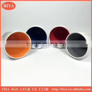 Double Wall Ceramic Mug Personalized Stoneware Coffee Mug Wholesale Tea Mug thumbnail-1