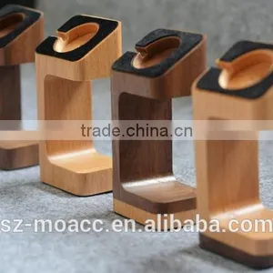 2015 New Design Wood Grain Stand Charger Holder For Apple Watch thumbnail-6