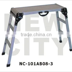 Large Platform Aluminum Step Ladder,working Platform Industrial Platform Step Ladder thumbnail-1