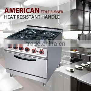 Heat Resistant 4 Burner Gas Cooker With Oven thumbnail-2