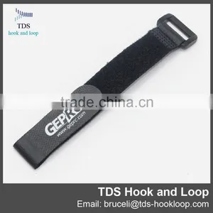 Adjustable Custom Logo Hook and Loop Fastening Buckle Strap thumbnail-6