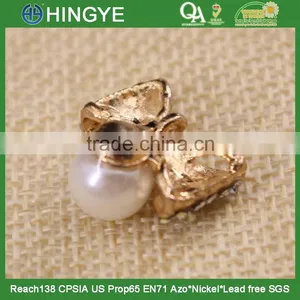 Wholesale Small Rhinestone Alloy Bow for Kids Clothing 15775-3 thumbnail-4