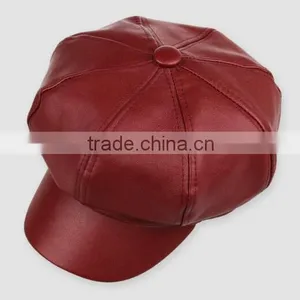2016 Girls Multi-panel PU Baseball Cap,leather Cap thumbnail-2