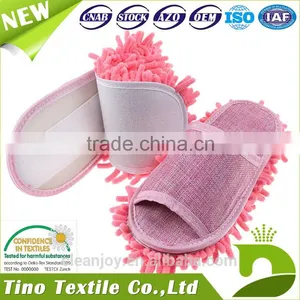 Detachable Microfiber Mop Slipper Customized Washable Cleaning Dusting Slippers thumbnail-1