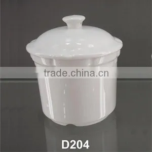 Hot Sale Cute Jars Fine White Porcelain Storage Canisters thumbnail-1