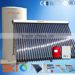 Solar Water Heater: Solar Split System With Solar Flat Plate Collector & Enamel Tank, SKI-SBF, ISO & CE thumbnail-1