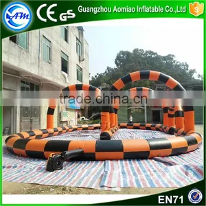 Outdoor Inflatable Race Track r Track for Sale Inflatable Zorb Ball Track for Rental thumbnail-3