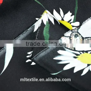 Digital Printed Plain Satin Silk Fabric for Dressing With 16mm thumbnail-4