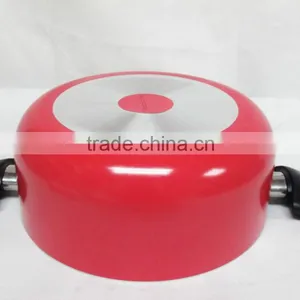 Easy Cook Red Color Casserole With Bakelite Handle MSF-6641 thumbnail-2