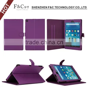 2015 Hot Selling pu Leather Rotation Case for Amazon Kindle Fire HD 8'' Book Style With Different Angel thumbnail-6