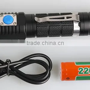 Hot Model Dual Position Switch USB Flashlight A3 thumbnail-5