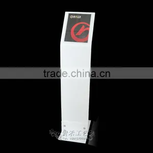 White Hight Quality Acrylic Poster Display Stand,magazine Display thumbnail-1