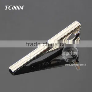 Men Style Multi Hundred Styles Simple Necktie Tie Clip Bar Pin Practical Blank Silver Metal Tie Bar Clips thumbnail-6
