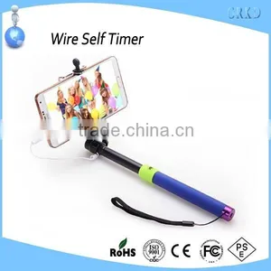 High Quality Wired Handheld Monopod Self Timer thumbnail-1