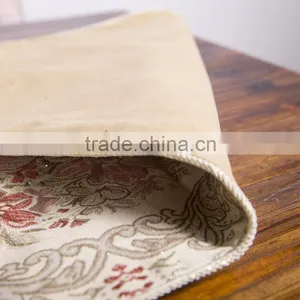 PLUS Gilding Flower Gorgeous Silky Brocade Jacquard Table Runner thumbnail-3