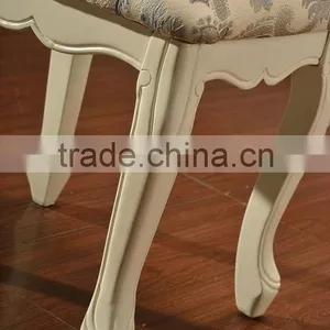 White-blue Dressing Room Stool Fashion Stool thumbnail-5