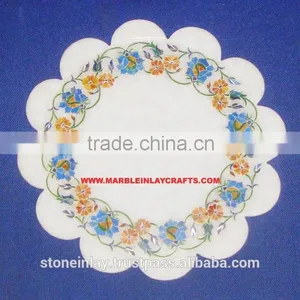 Lovely Handcrafted Marble Inlay Plaque thumbnail-1