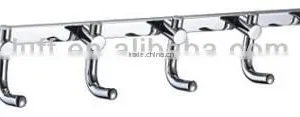 Bathroom Accessories/kitchen Furniture Decorative Chrome Wall Robe Hook (5 Hooks) Coat Hooks thumbnail-1