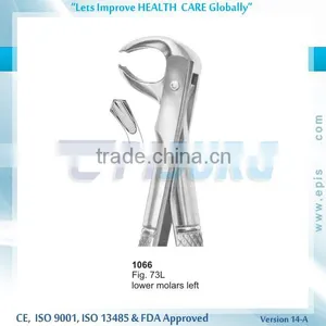 Extraction Forceps, Lower Molars Left, Fig 73L, Periodontal Oral Surgery thumbnail-1