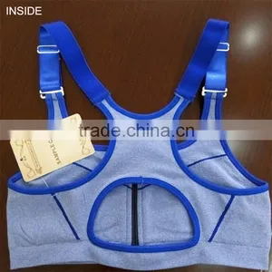 Seamless Breathable Yoga Fitness Wear Sports Bra Gym Running Underwear thumbnail-5
