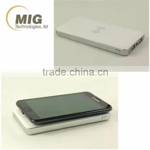 For Samsung S6 10000mAh Mobile Power Bank Wireless Charger Charging Pad Qi-Enabled Phones thumbnail-5
