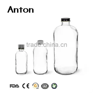 20ml 30ml 100ml Clear Boston Round Pharmaceutical Container thumbnail-1