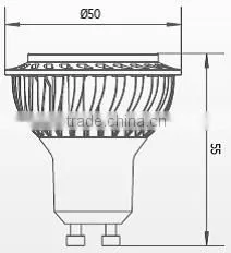 LG LED Lamp PAR16 6.5W GU10 25000h P0727G40T11 thumbnail-2