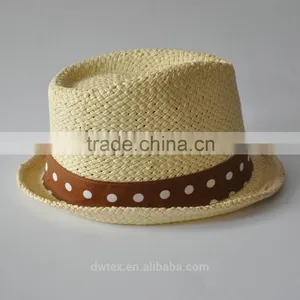 100%Paper Printing Band 58cm Fedora Panama Trilby Hat thumbnail-4