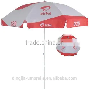 Plastic Handle Promotional Advertising Beach Umbrella thumbnail-3