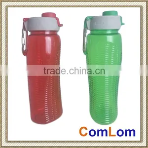 650ml Plastic Tritan/ AS/ PS Sports Drinking Water Bottle With Uneven Shape thumbnail-1