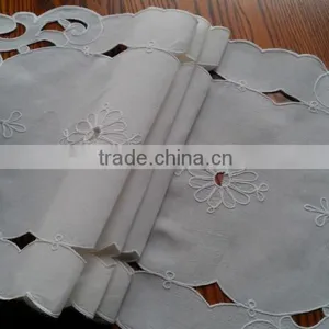 Cut Work and Hand Embroidered Table Runner thumbnail-4