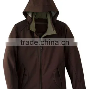 Mens Softshell Hooded Jacket thumbnail-1
