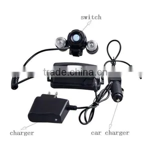 Super Bright Aluminum Head Lamp XML t6 3 Led Headlamp thumbnail-4