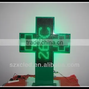 Double Sides RS232 Communication P16-800x800mm Led Pharmacy Sign Board thumbnail-1
