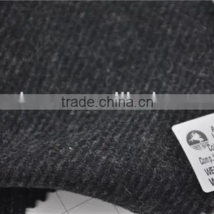 Wholesale High Quality Twill Wool Nylon Woolen Tweed Fabric thumbnail-1