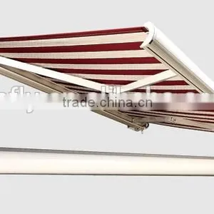 Patio Retractable Manual Full-cassette Awning thumbnail-1