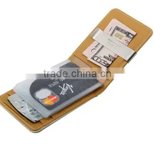 2016 Wholesale Customized New Fashion Leather Wallet With Clip,money Clip Wallet thumbnail-3
